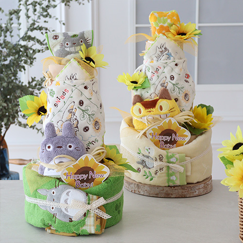 トトロトリプルタワーおむつケーキ