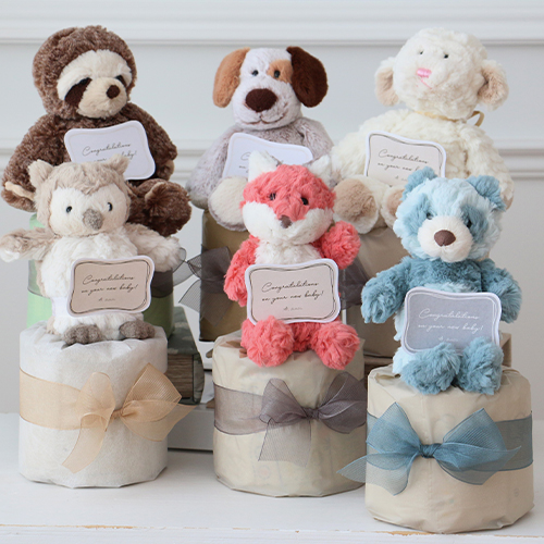 miffy x Little Dutch ナチュラルタオルおむつケーキ